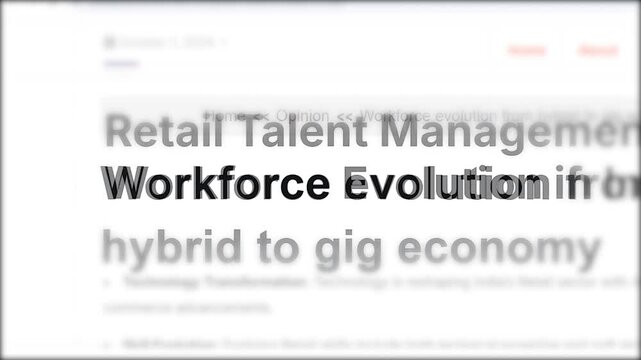 Mentioning workforce and workplace evolution in media headlines. Global problem adapting education systems to prepare for a rapidly changing job landscape. Changing pages of online publications