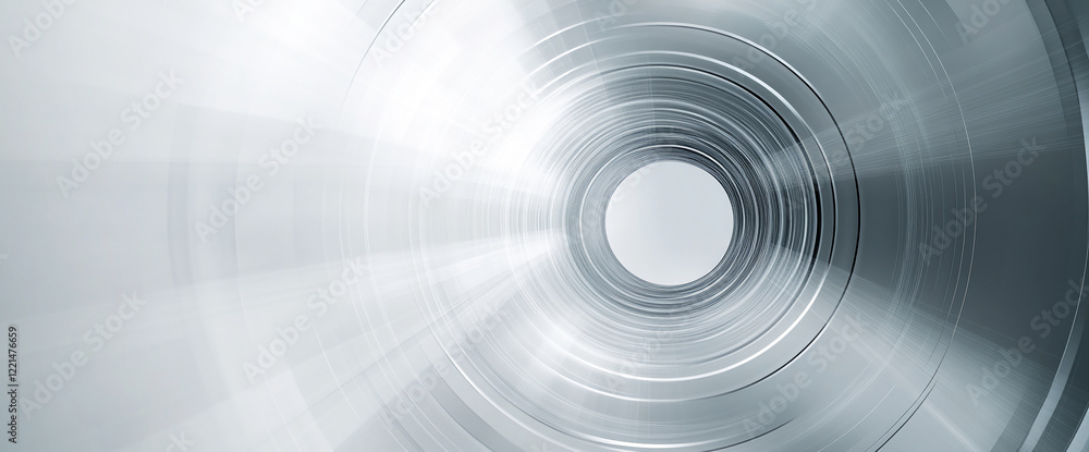 Aufkleber abstract futuristic digital design with glowing circles and light effects. business background