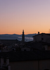 The famous view of city of florence from Piazzale Michelangelo Florence Italy