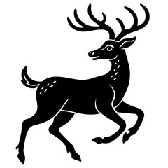 deer silhouette vector