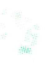 An abstract transparent psychedelic wavy liquid splatter design element overlay.