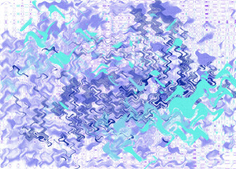 An abstract transparent psychedelic wavy liquid splatter design element overlay.