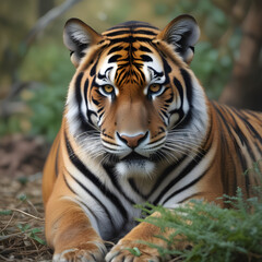 portrait of a tiger