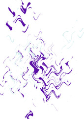 An abstract transparent psychedelic wavy liquid splatter design element overlay.