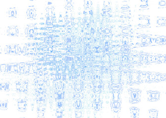 An abstract transparent psychedelic wavy liquid splatter design element overlay.