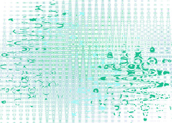Fototapeta premium An abstract transparent psychedelic wavy liquid splatter design element overlay.