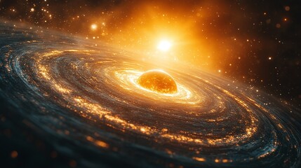 planet hit by cosmic catastrophe