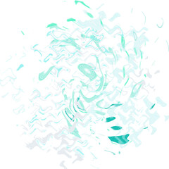An abstract transparent psychedelic wavy liquid splatter design element overlay.