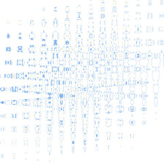 An abstract transparent psychedelic wavy liquid splatter design element overlay.