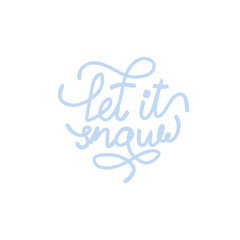 Winter Cute Quote Calligraphy