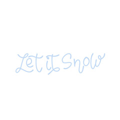 Winter Cute Quote Calligraphy