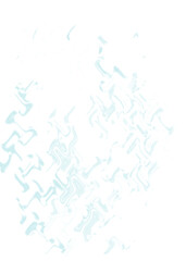 An abstract transparent psychedelic wavy liquid splatter design element overlay.