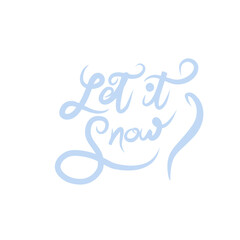 Winter Cute Quote Calligraphy