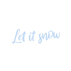 Winter Cute Quote Calligraphy