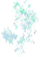 An abstract transparent psychedelic wavy liquid splatter design element overlay.