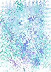 An abstract transparent psychedelic wavy liquid splatter design element overlay.