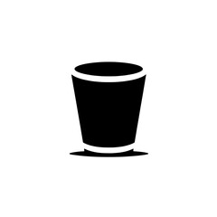 Simple Black Top Hat Icon 