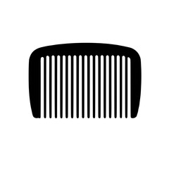 Black Hair Comb Icon