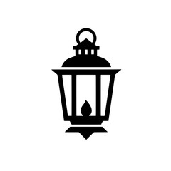 Classic Oil Lantern Icon: A timeless symbol of illumination, this elegant oil lantern icon features a classic design with intricate details, perfect for adding a touch of vintage charm to any project.