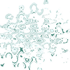 An abstract transparent psychedelic wavy liquid splatter design element overlay.