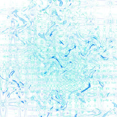 An abstract transparent psychedelic wavy liquid splatter design element overlay.