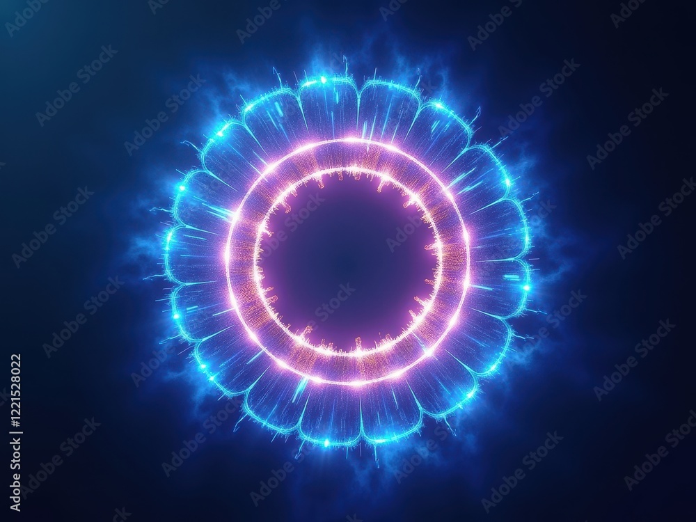 Poster understanding nuclear fusion processes within a tokamak reactor, showcasing plasma confinement and m