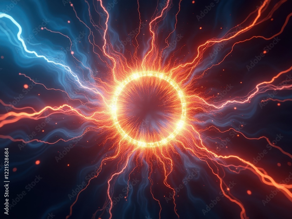 Poster nuclear fusion processes generate immense energy within a tokamak reactor through controlled plasma 