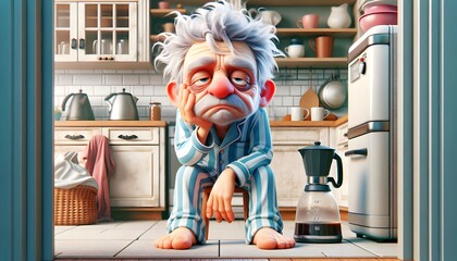Despertar de Ternura: Anciana/o y su Amor por el Café	