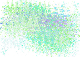 An abstract transparent psychedelic wavy liquid splatter design element overlay.