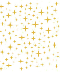 Abstract Bokeh with Gold Stars and Light Effects