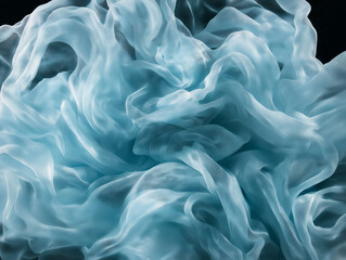 Obraz premium Ocean Waves: Abstract Silk Textured Water Background, Layered Ripple Effect Design sea art blue card