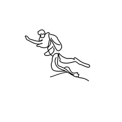 continuous line extreme sports