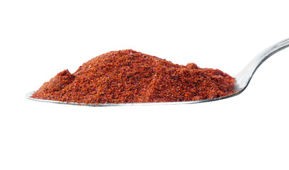 Spices closeup on the spoon 