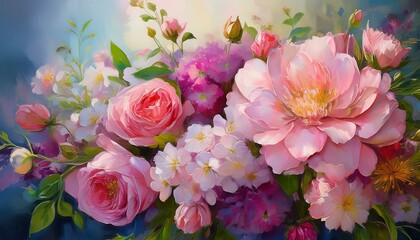 Hintergrund rosa Blumen