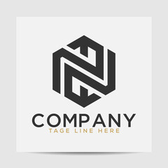 minimalist letter N logo with a geometric hexagon shape, perfect for technology, business, and modern brands. This versatile design can be used as a logo, icon, or graphic element.