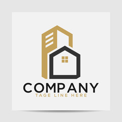 minimalist letter B logo combined with a building and house icon, perfect for real estate, construction, and architecture-themed brands. This versatile design can be used as a logo, icon, or graphic e