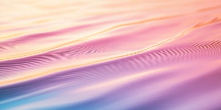 A hot asphalt road stretches into the horizon distorted by a captivating mirage effect that mimics shimmering water. The heat haze enhances the surreal appearance of the landscape