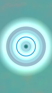 circulo vibrando cambiando de color azules y verdes