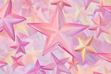 A picture of pink stars floating in the night sky, perfect for use in astronomy or science-related projects
