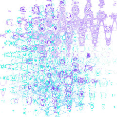 Obraz premium An abstract transparent psychedelic wavy liquid splatter design element overlay.