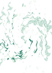 An abstract transparent psychedelic wavy liquid splatter design element overlay.