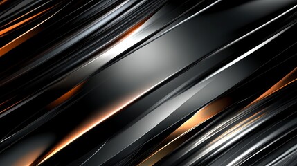 Fototapeta premium Abstract Modern Graphic Design with Dynamic Lines and Metallic Colors