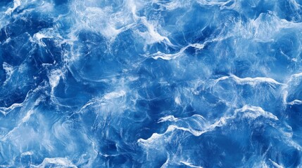 Obraz premium Abstract Ocean Waves: A Stunning Blue Water Texture