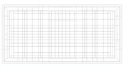 Architectural Blueprint Design: Grid Pattern Structure