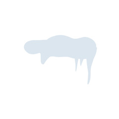winter nature elements vector