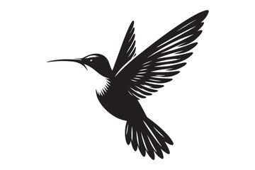 Humming bird silhouette