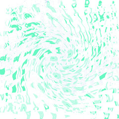 An abstract transparent psychedelic wavy liquid splatter design element overlay.