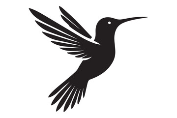 Humming bird silhouette