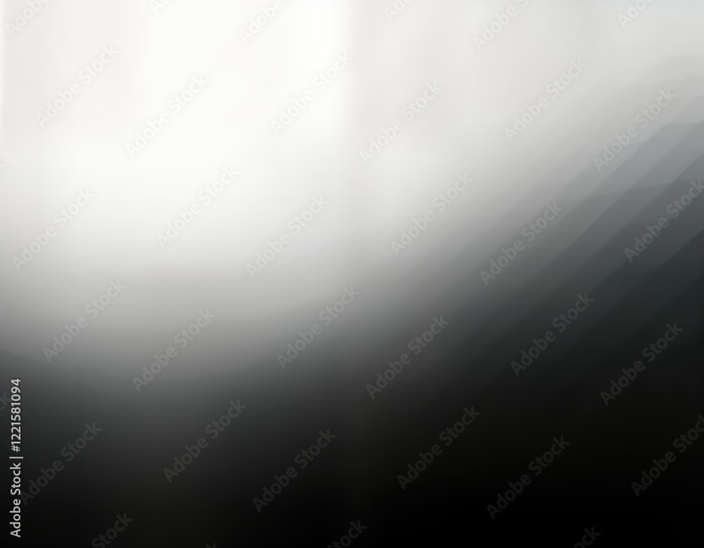 Poster abstract black and white gradient background with smooth transitions. modern and minimalist design. 