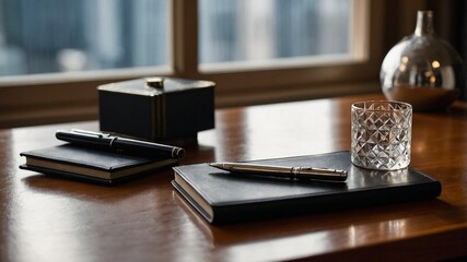 Vintage Desk, Retro Office, Still Life, Workspace, Desk Accessories, Vintage Phone, Desk Lamp
